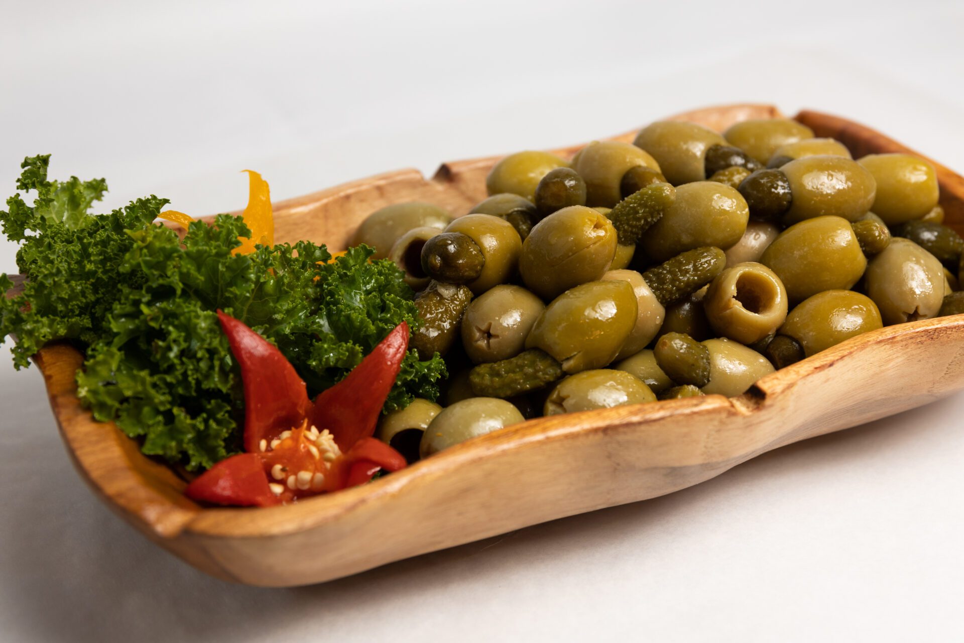 Green Olives Stuffed With Cucumber